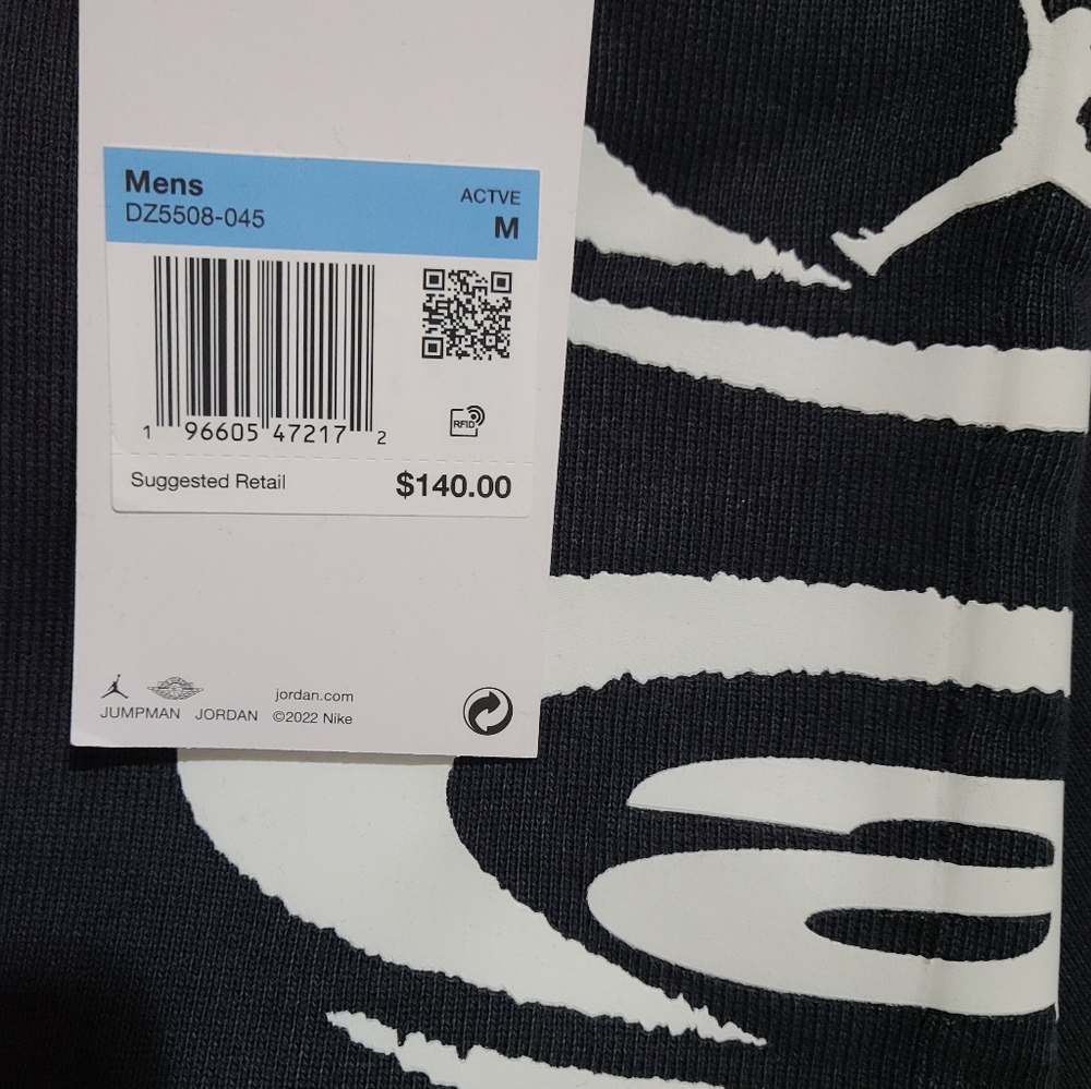 Nike Air Jordan x Travis Scott Fleece Pant Black Size Men Small NWT - Picture 4 of 5